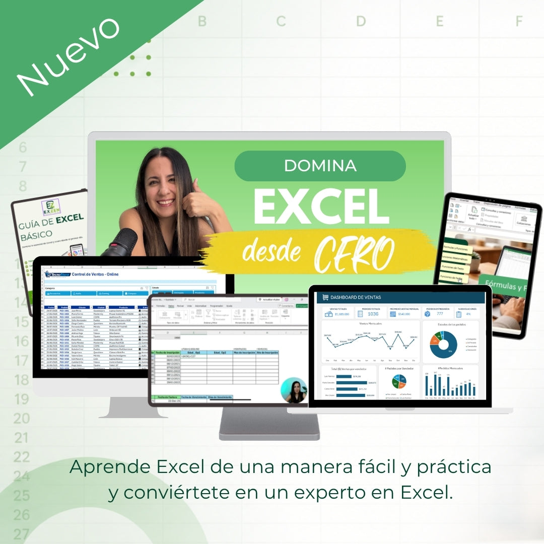 TALLER DE EXCEL - DOMINA EXCEL DESDE CERO