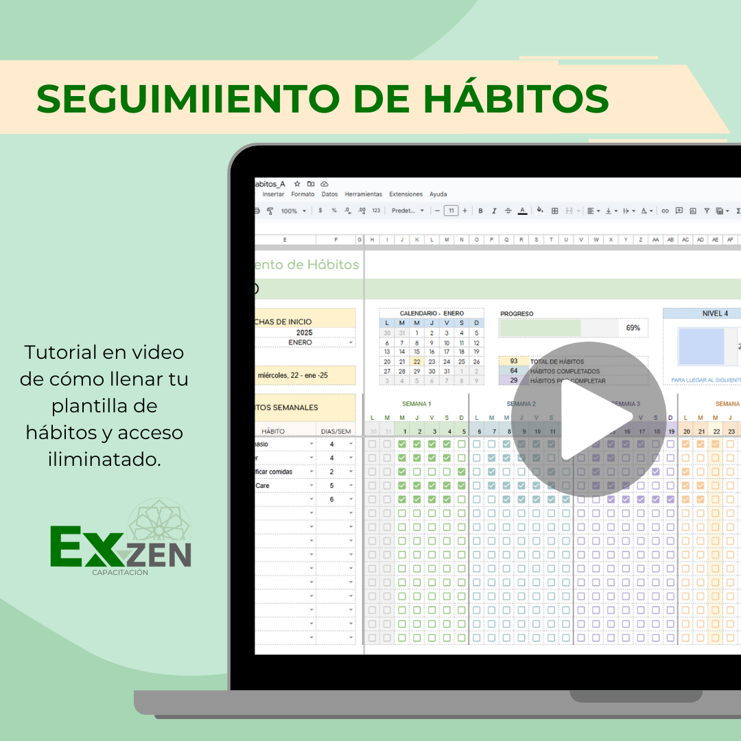 Plantilla de Seguimiento de hábitos