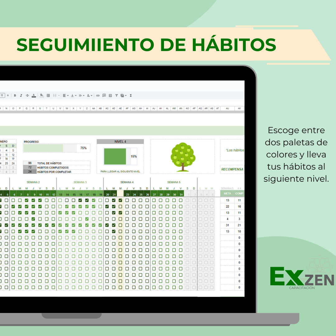 Plantilla de Seguimiento de hábitos
