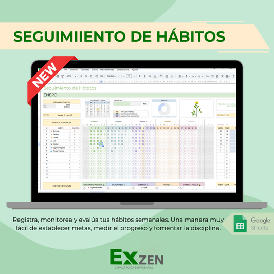 Plantilla de Seguimiento de hábitos